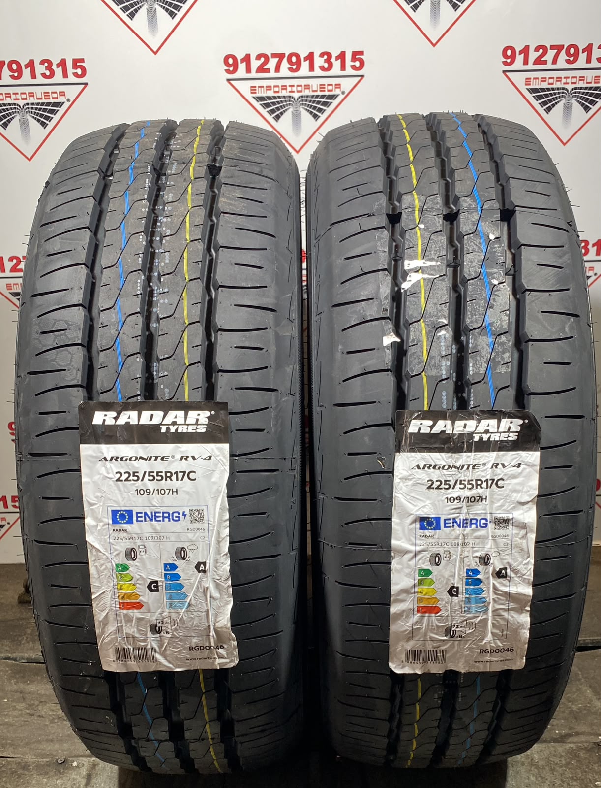 RADAR  225/55 R17C 109/107 H